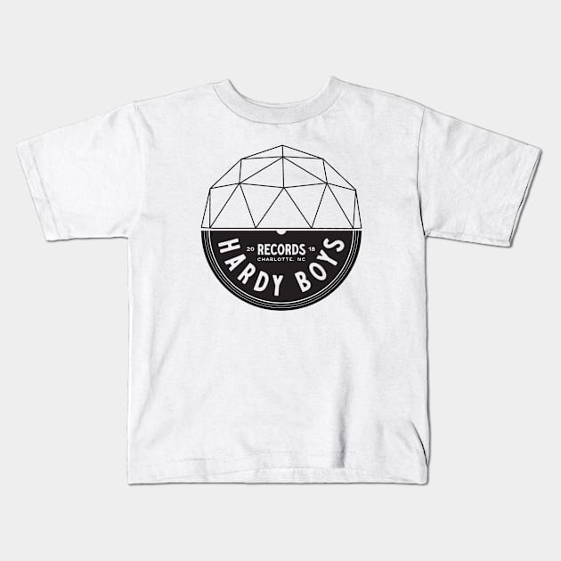 Hardy Boys Records - Geodesic on Light Kids T-Shirt by HardyBoysRecords